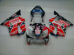 Castrol - Red Blue Fairings and Bodywork For 2004-2007 CBR600F4i #LF4506
