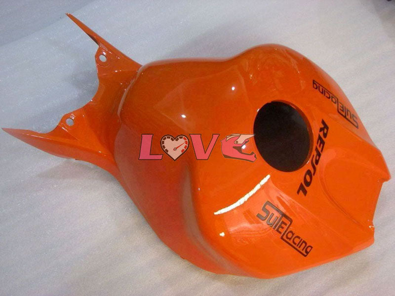 Repsol CX - Orange Black Matte Fairings and Bodywork For 2004-2005 CBR1000RR #LF4406