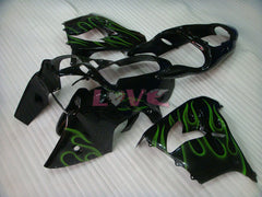 Monster - Green Black Fairings and Bodywork For 2000-2001 NINJA ZX-9R #LF4918