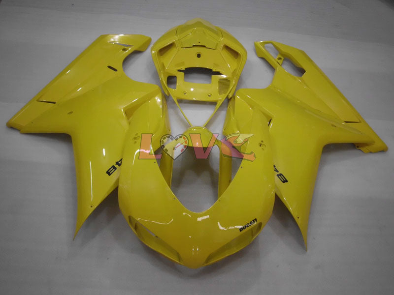 No sticker / decal Factory Style - Yellow Fairings and Bodywork For 2008-2013 848 #LF3156