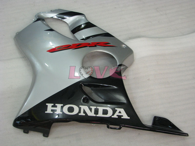 Factory Style - Black Silver Fairings and Bodywork For 2001-2003 CBR600F4i #LF7650