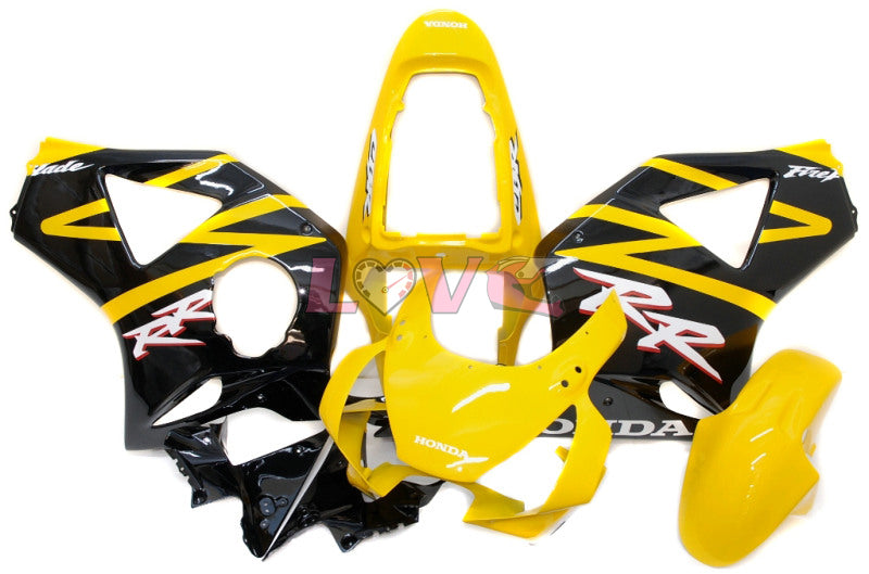 Fireblade - Yellow Black Fairings and Bodywork For 2002-2003 CBR954RR #LF5217