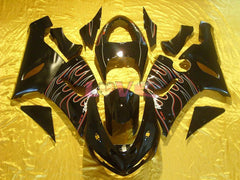 Flame - Red Black Fairings and Bodywork For 2005-2006 NINJA ZX-6R #LF5994