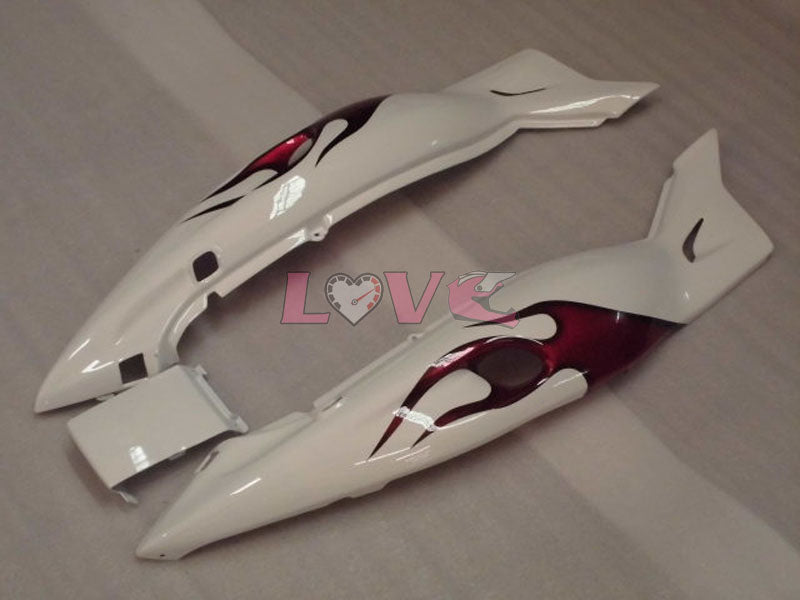 Customize - Red White Fairings and Bodywork For 1997-2007 YZF600R #LF7952