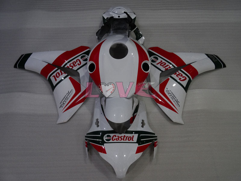 Castrol - Red White Fairings and Bodywork For 2008-2011 CBR1000RR #LF4332