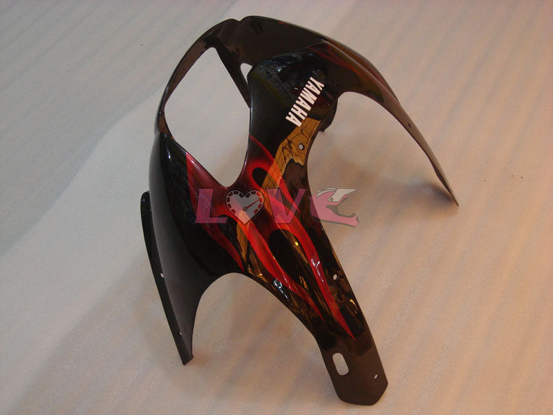 Flame - Red Black Fairings and Bodywork For 1997-2007 YZF1000R #LF7917