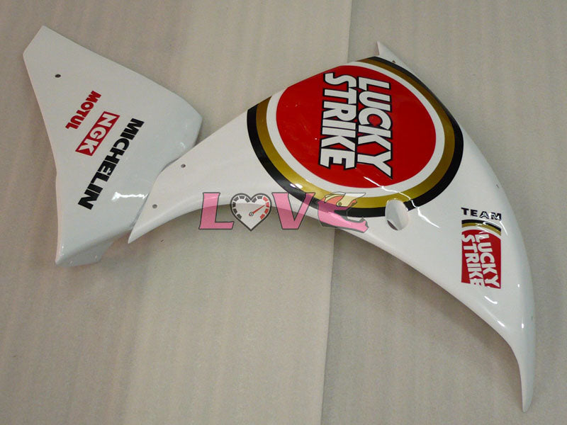 Lucky Strike - Red White Fairings and Bodywork For 2009-2011 YZF-R1 #LF3649