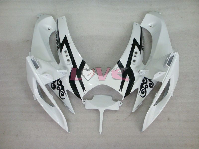 Corona - White Black Fairings and Bodywork For 2006-2007 GSX-R750 #LF6568