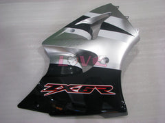 Factory Style - Black Silver Fairings and Bodywork For 2000-2002 NINJA ZX-6R #LF3337