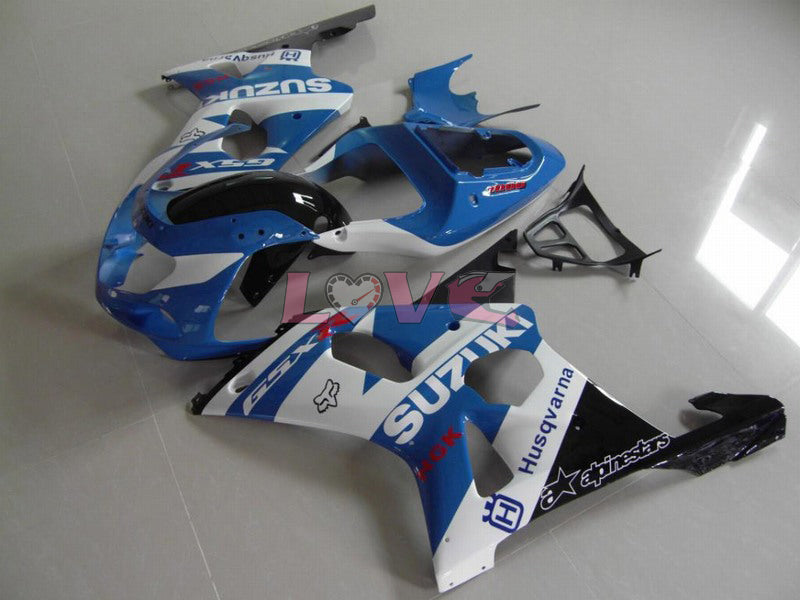 Factory Style - Blue White Fairings and Bodywork For 2000-2002 GSX-R1000 #LF6110