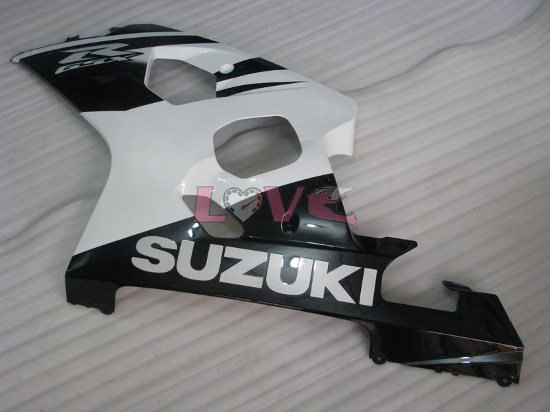Factory Style - White Black Fairings and Bodywork For 2004-2005 GSX-R750 #LF6616