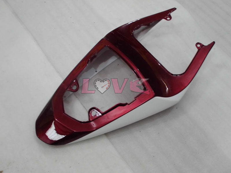 Factory Style - Red wine White Fairings and Bodywork For 2004-2005 GSX-R750 #LF4083