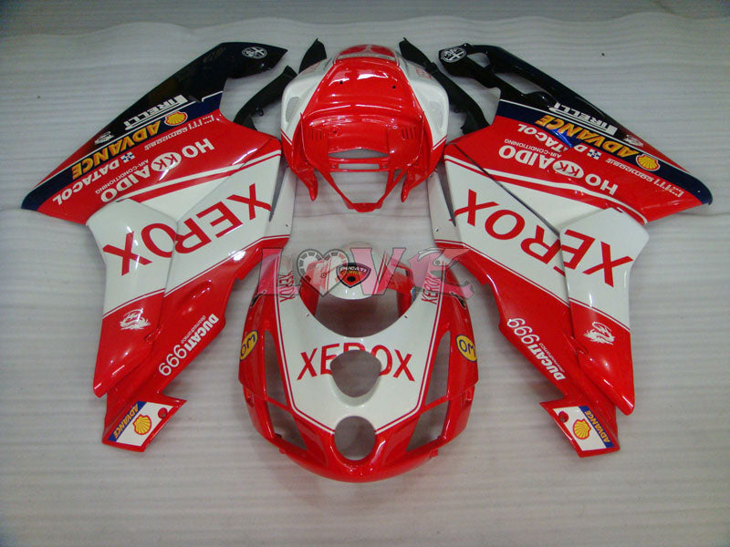 Xerox - Red White Fairings and Bodywork For 2003-2004 999 #LF5503