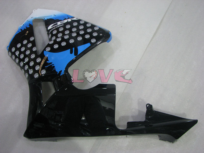 Customize - White Black Fairings and Bodywork For 2003-2004 CBR600RR #LF4469