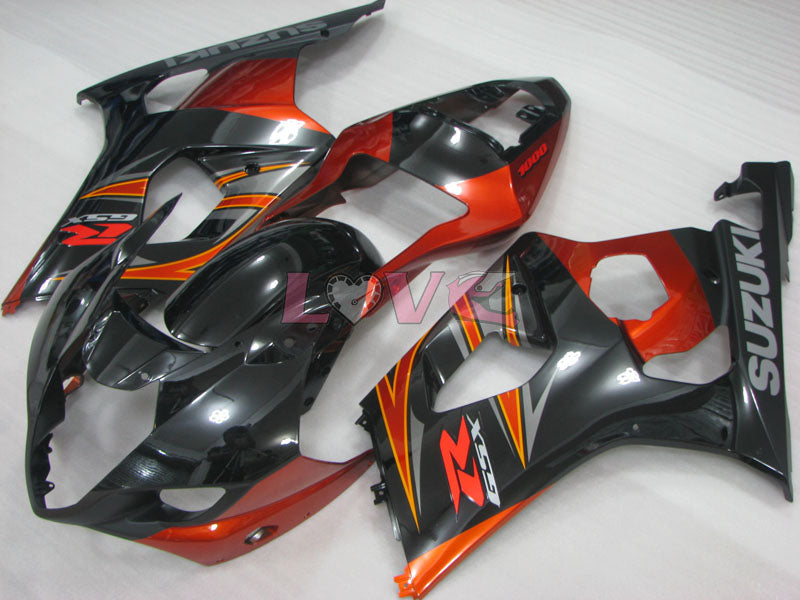Factory Style - Red Black Fairings and Bodywork For 2003-2004 GSX-R1000 #LF3856