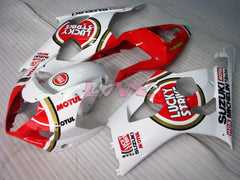 Lucky Strike - Red White Fairings and Bodywork For 2003-2004 GSX-R1000 #LF3853