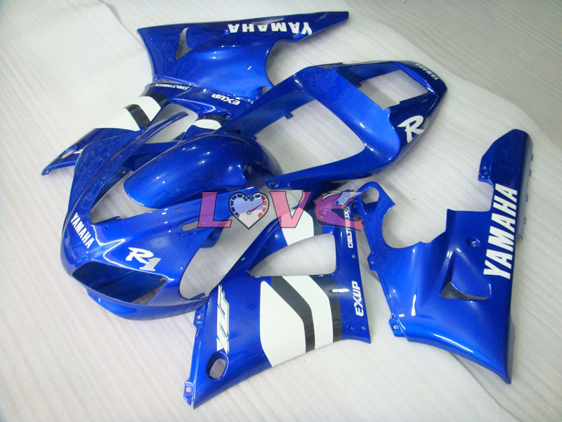 Factory Style - Blue White Fairings and Bodywork For 1998-1999 YZF-R1 #LF3575
