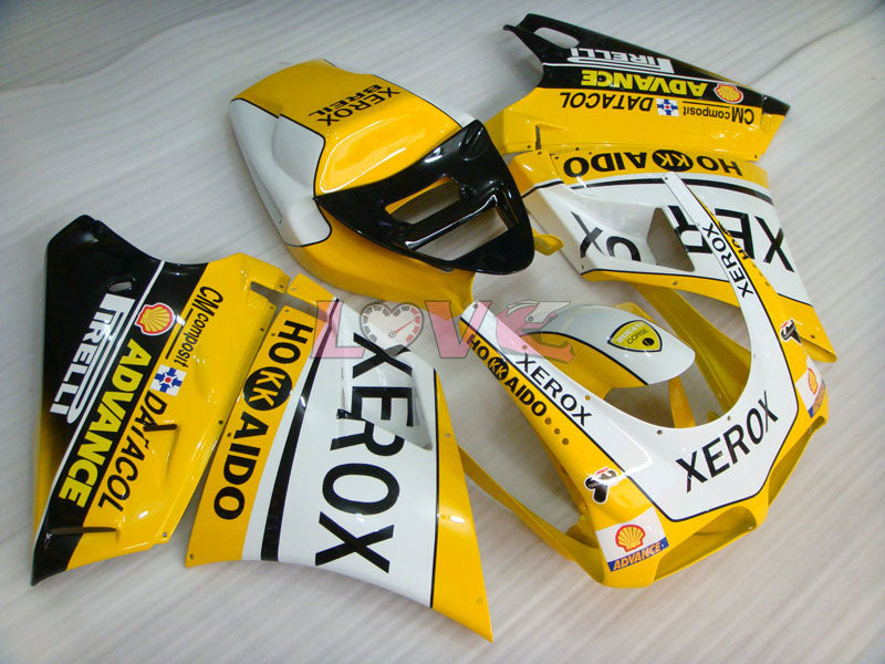 Xerox - Yellow White Fairings and Bodywork For 1999-2002 996 #LF5627
