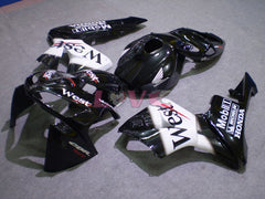 West - White Black Fairings and Bodywork For 2005-2006 CBR600RR #LF7473