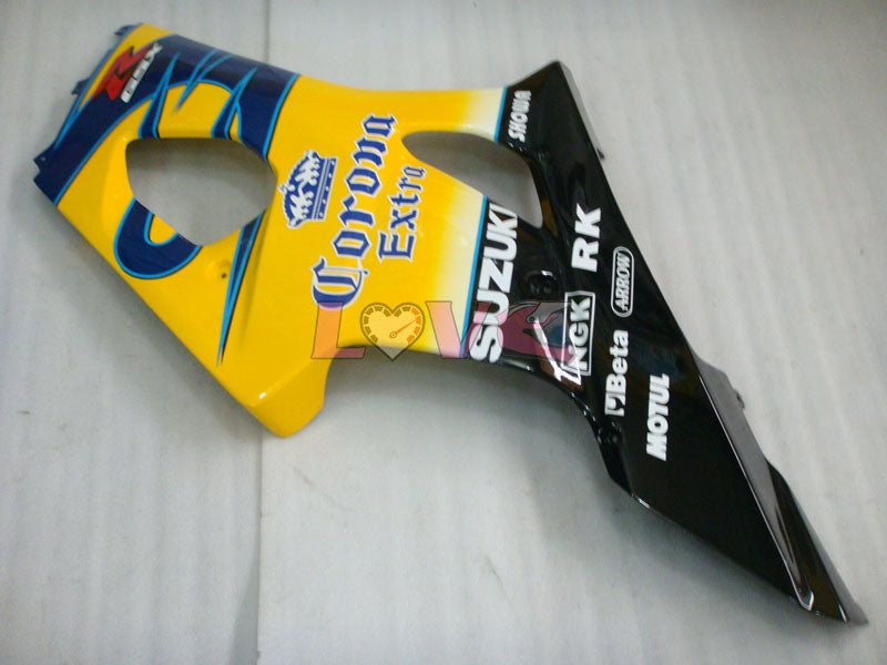 Corona - Yellow Blue Fairings and Bodywork For 2003-2004 GSX-R1000 #LF6039