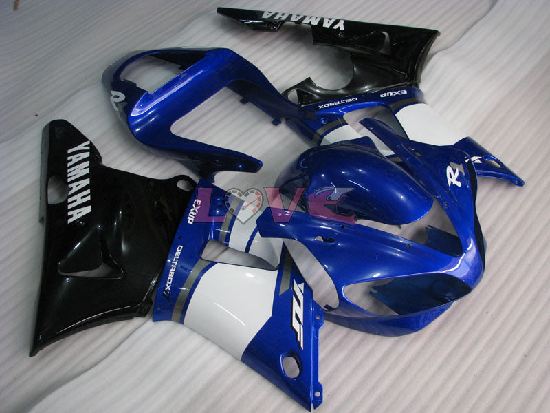 Factory Style - Blue White Fairings and Bodywork For 2000-2001 YZF-R1 #LF3612