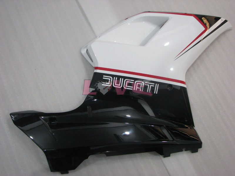 Factory Style - White Black Fairings and Bodywork For 2009-2011 1198 #LF3110