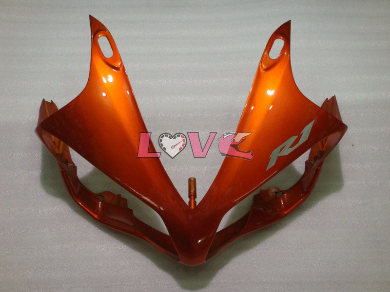 Factory Style - Orange Black Matte Fairings and Bodywork For 2007-2008 YZF-R1 #LF6960