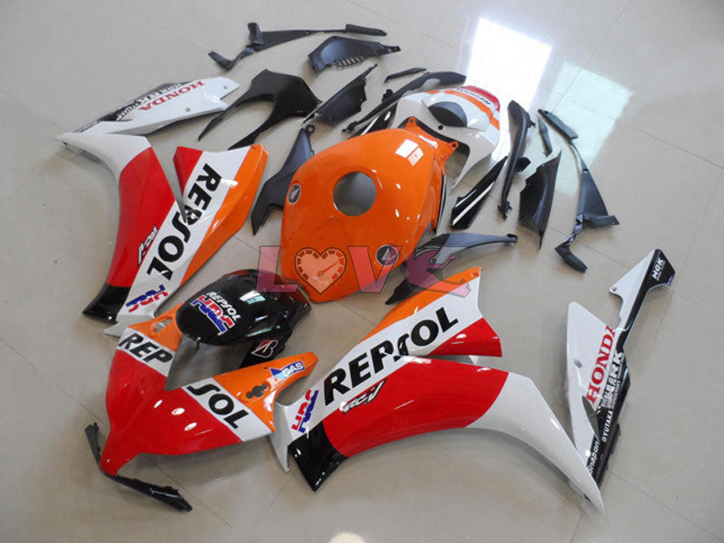 Repsol - Orange White Fairings and Bodywork For 2012-2016 CBR1000RR #LF4678