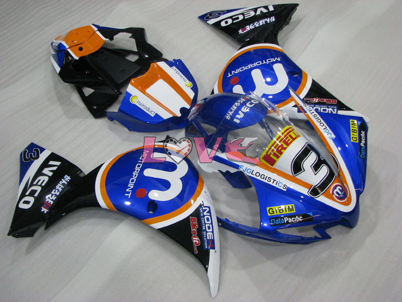 Factory Style - Blue Black Fairings and Bodywork For 2012-2014 YZF-R1 #LF4788