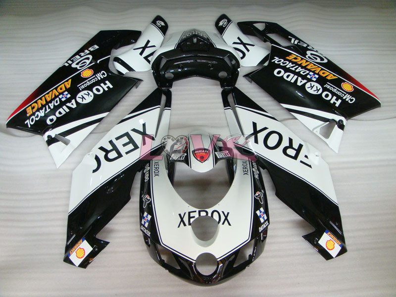Xerox - White Black Fairings and Bodywork For 2005-2006 999 #LF5481