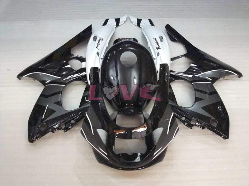 Factory Style - White Black Fairings and Bodywork For 1997-2007 YZF600R #LF7939