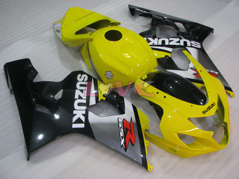 Factory Style - Yellow Black Fairings and Bodywork For 2004-2005 GSX-R750 #LF4059