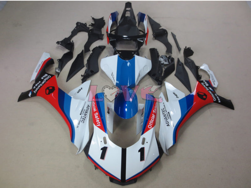 Others - Red Blue White Fairings and Bodywork For 2015-2019 YZF-R1 #LF7818