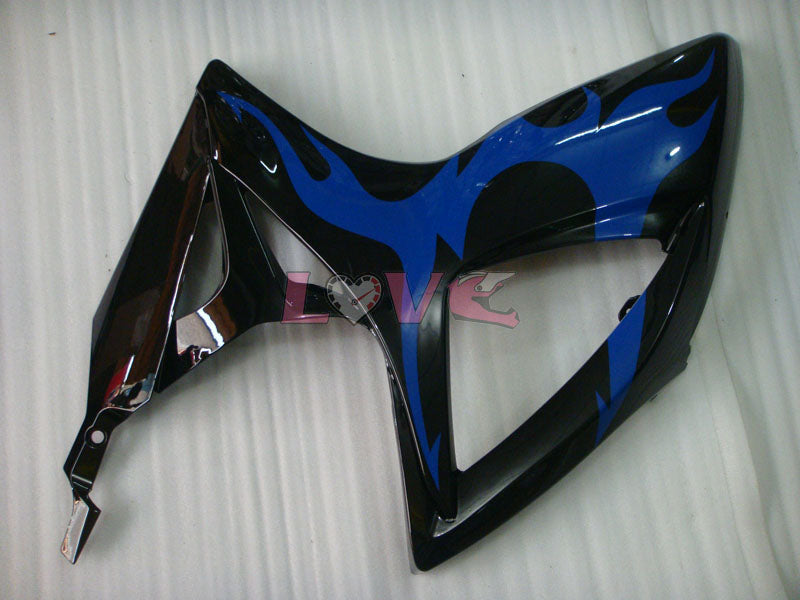 Flame - Blue Black Fairings and Bodywork For 2006-2007 GSX-R750 #LF6546
