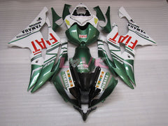 FIAT - ArmyGreen White Fairings and Bodywork For 2008-2016 YZF-R6 #LF3416