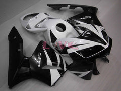 Factory Style - White Black Fairings and Bodywork For 2005-2006 CBR600RR #LF7533