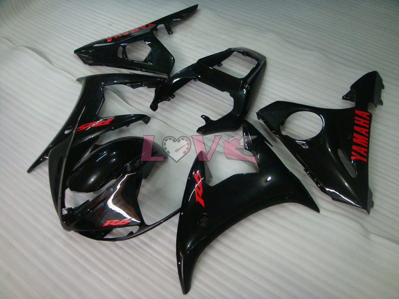 Factory Style - Red Black Fairings and Bodywork For 2003-2004 YZF-R6 #LF3548