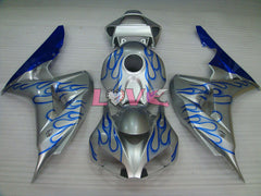 Flame - Blue Silver Fairings and Bodywork For 2006-2007 CBR1000RR #LF7230