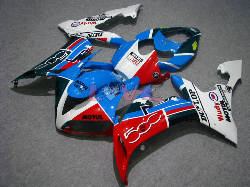DUNLOP FIAT MOTUL - Multicolour Fairings and Bodywork For 2004-2006 YZF-R1 #LF7007