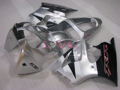 Factory Style - Black Silver Fairings and Bodywork For 2000-2002 NINJA ZX-6R #LF3337