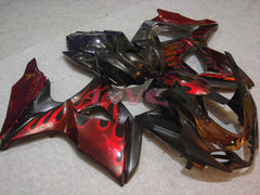Flame - Red Black Fairings and Bodywork For 2009-2016 GSX-R1000 #LF5078