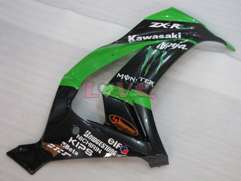 Factory Style - Green Black Fairings and Bodywork For 2011-2015 Ninja ZX-10R #LF4810
