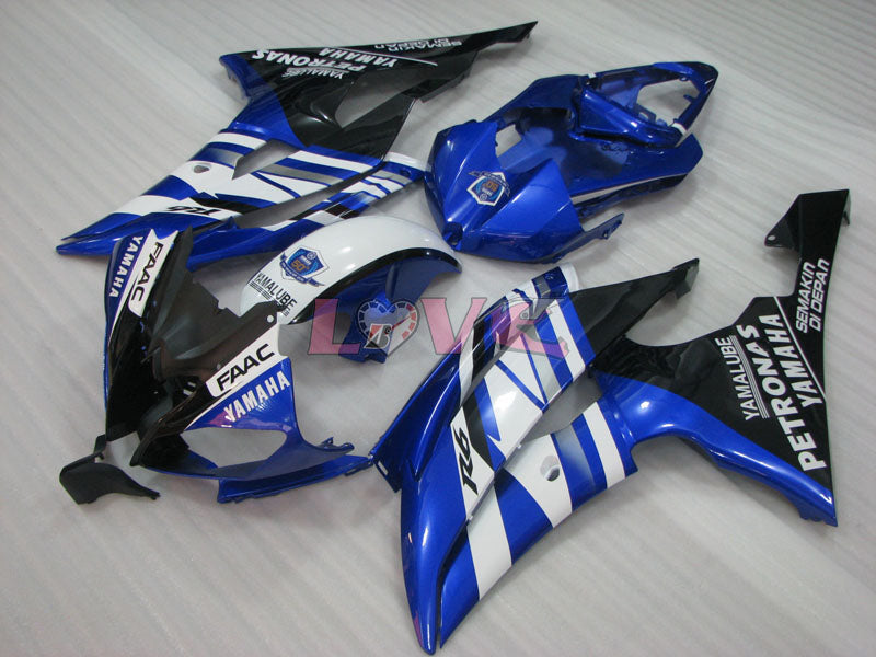 PETRONAS - Blue White Black Fairings and Bodywork For 2008-2016 YZF-R6 #LF3406