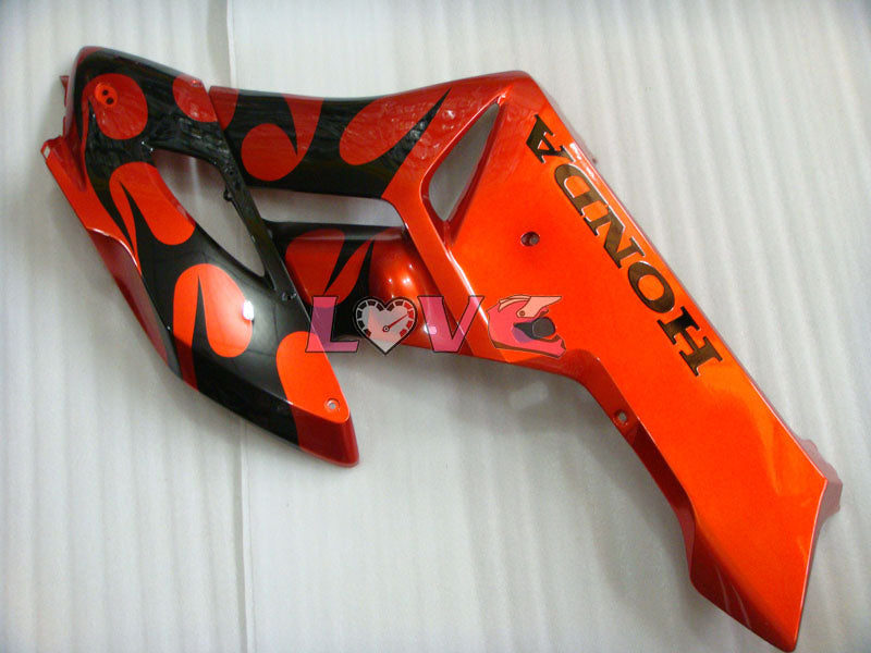 Flame - Orange Black Fairings and Bodywork For 2004-2005 CBR1000RR #LF7338
