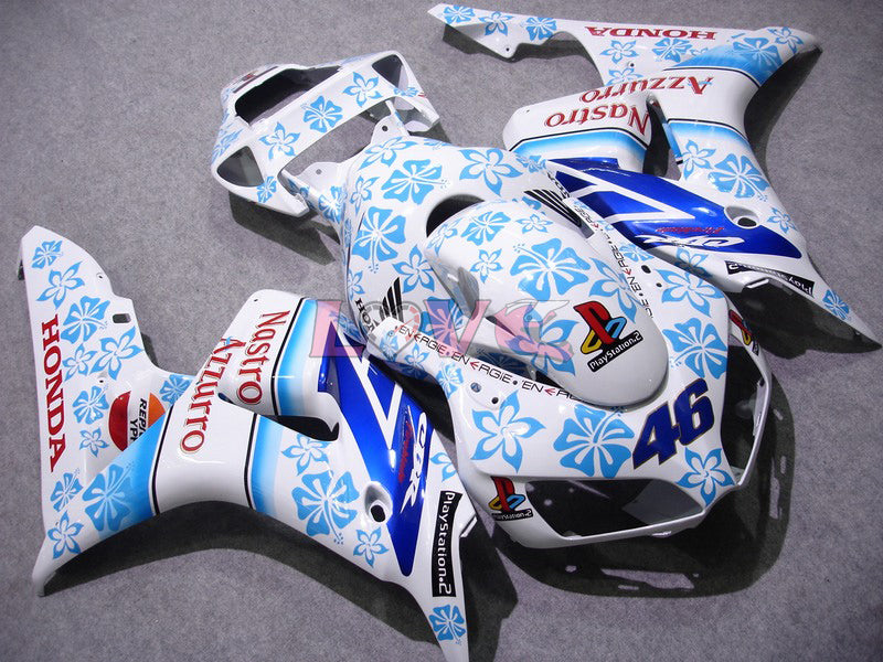 Nastro Azzurro - Blue White Fairings and Bodywork For 2006-2007 CBR1000RR #LF7207