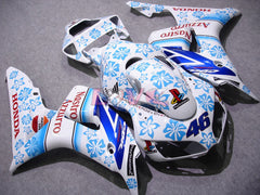 Nastro Azzurro - Blue White Fairings and Bodywork For 2006-2007 CBR1000RR #LF7207