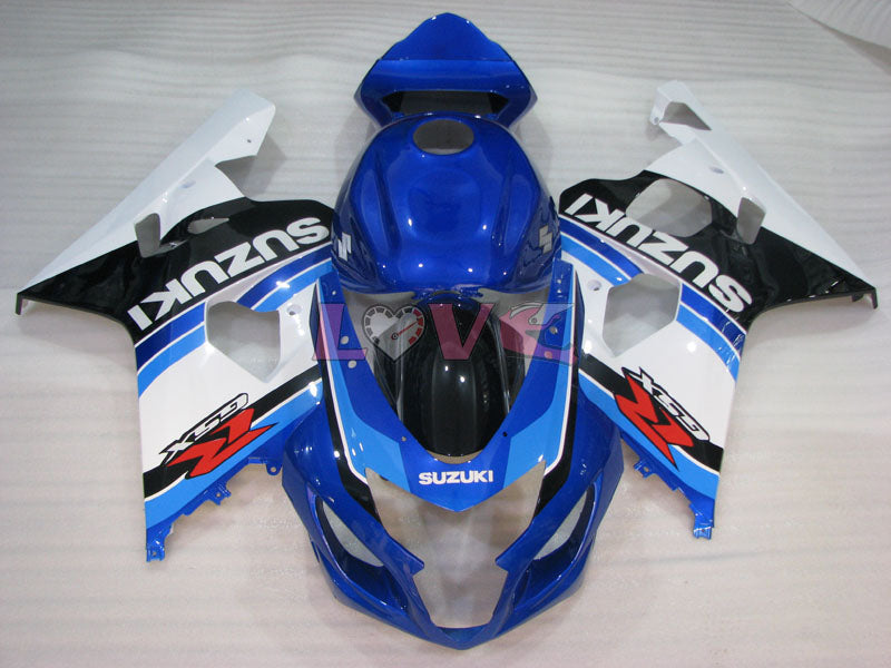 Factory Style - White Black Fairings and Bodywork For 2004-2005 GSX-R750 #LF4069