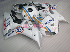 RK - White Black Fairings and Bodywork For 2006-2007 CBR1000RR #LF7193