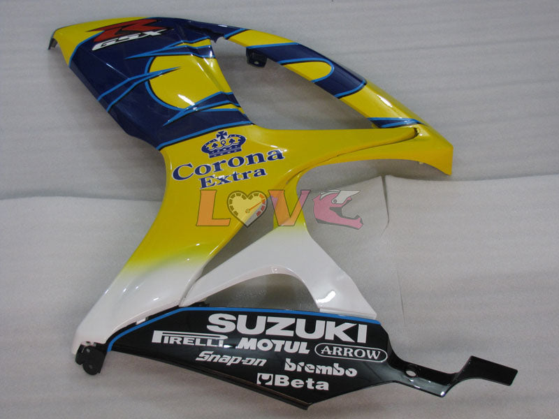 Corona - Yellow Blue Fairings and Bodywork For 2006-2007 GSX-R750 #LF6571