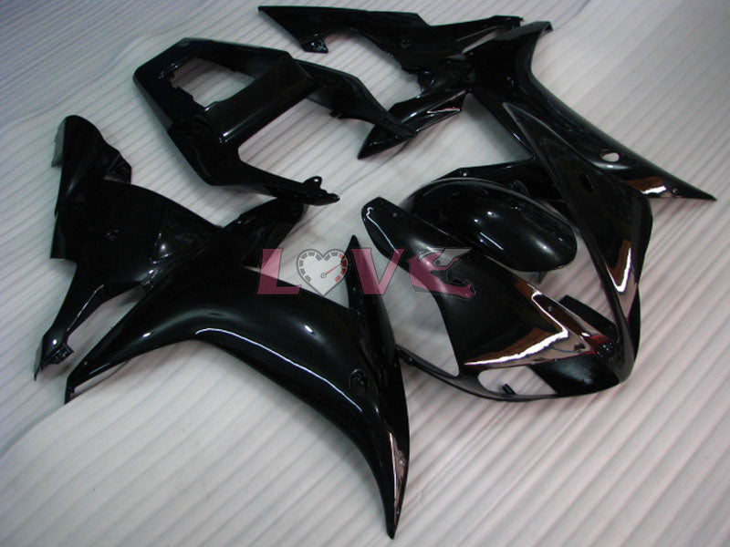 No sticker / decal Factory Style - Black Fairings and Bodywork For 2002-2003 YZF-R1 #LF3608